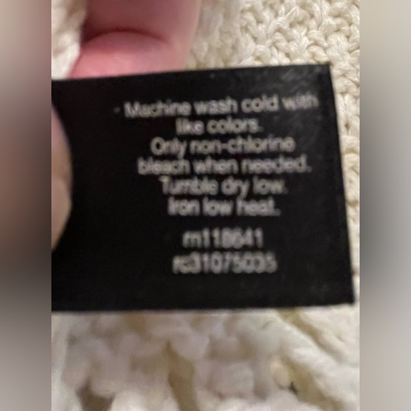 Lane Bryant Boho Fringe Knit Duster Vest – Ivory - Picture 12 of 12